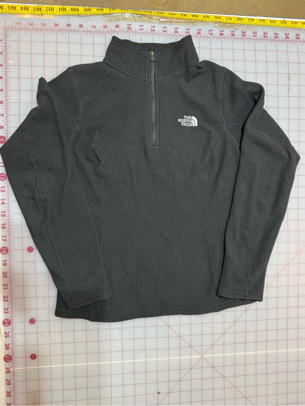 Youth The North Face Black Half-Zip Fleece Pullover